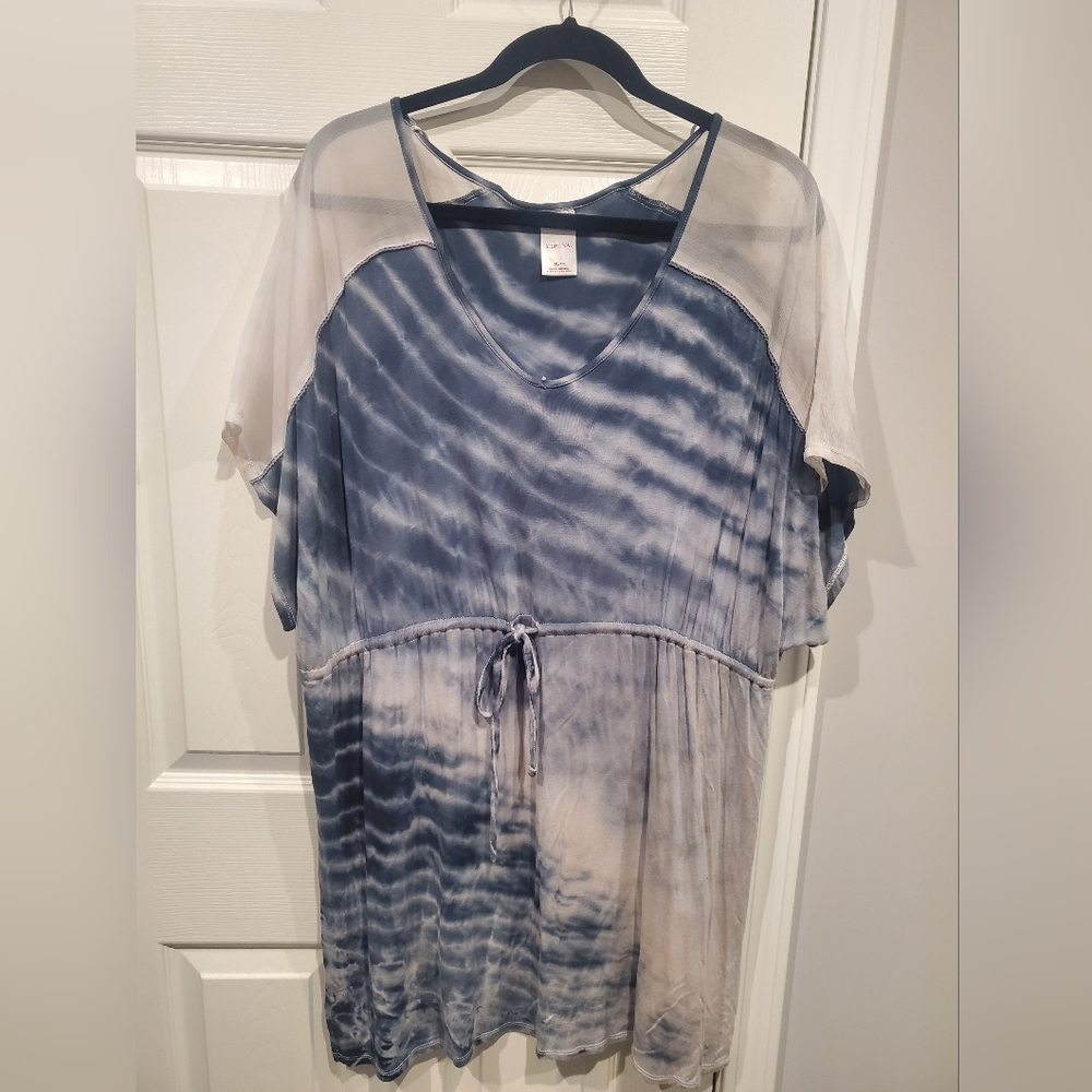 Merona target bathing suite cover up hand dyed